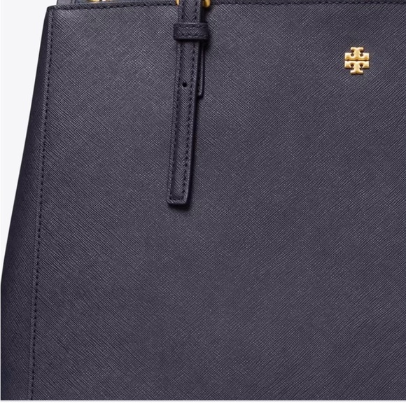 Tory Burch Emerson Tote in Black - Picture 3 of 11
